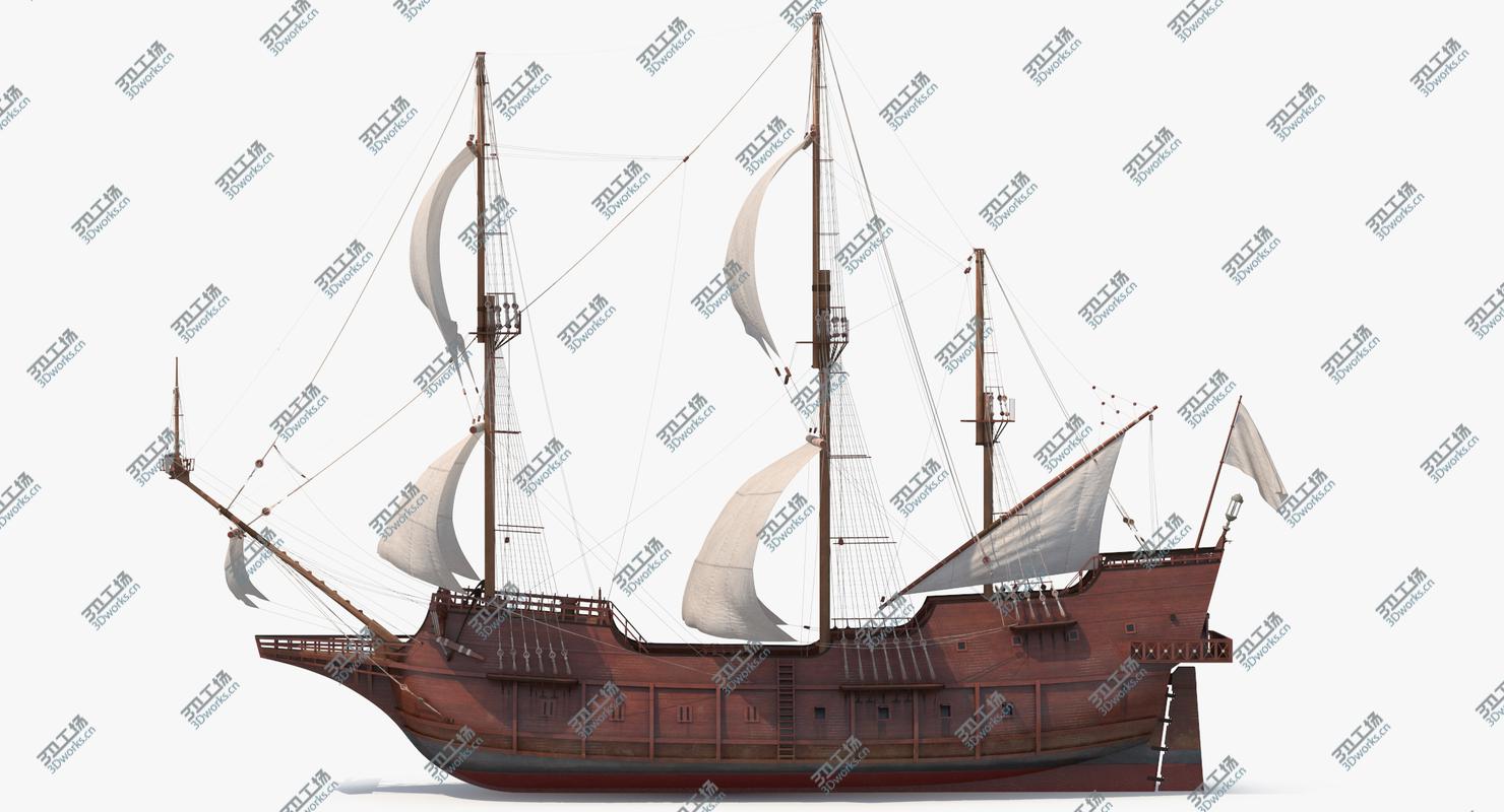 images/goods_img/20210113/Spanish Galleon Ship 3D model/4.jpg